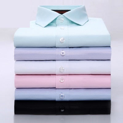 Shirt men's long sleeve youth business work casual dress dress business wear white slim shirt