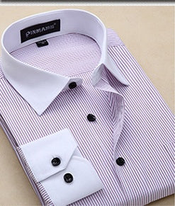 Customized shirt shirt customized clothing factory processing white-collar occupation shirt men's long sleeve shirt embroidered LOGO