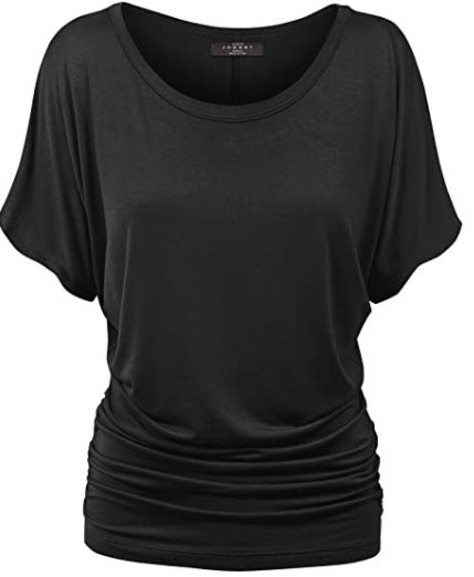 Spring And Summer New Women's Solid Color Round Neck Loose Short-sleeved T-shirt