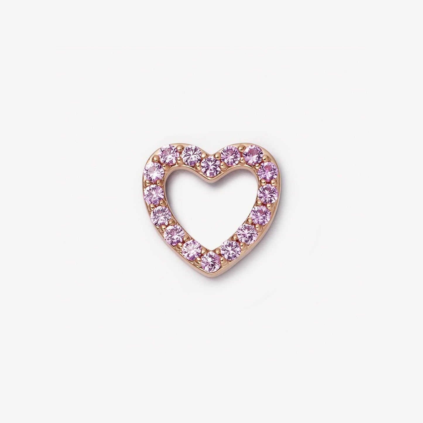 Ins Style Small Pendant Loving Heart Zircon Glass Box Necklace