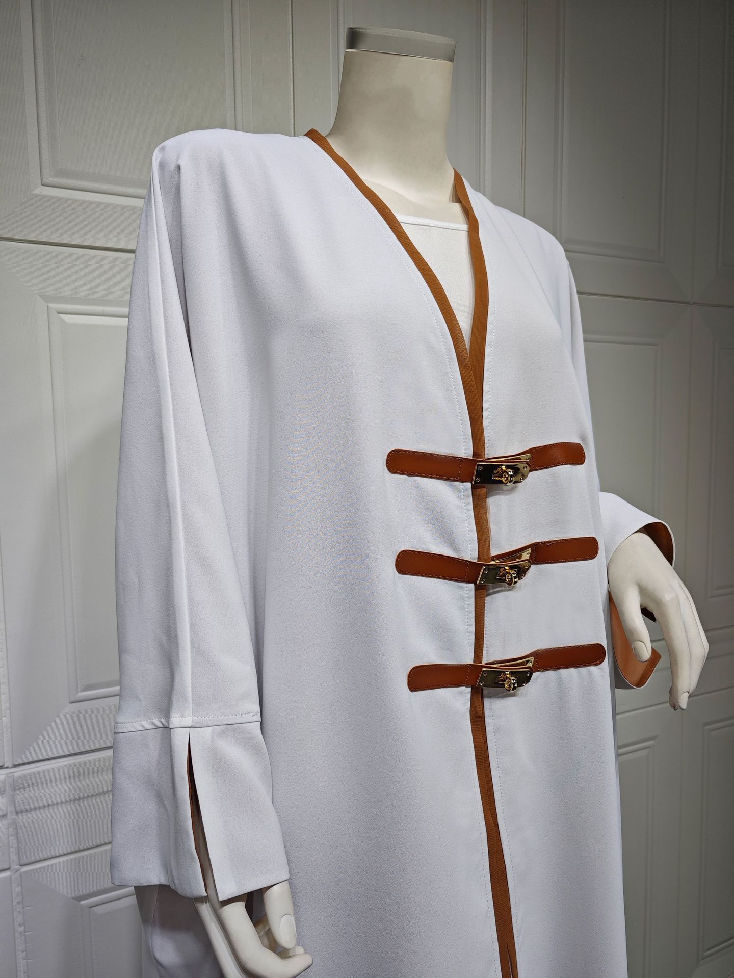 Women's Fashion Colorblock Robe Outer Cardigan
