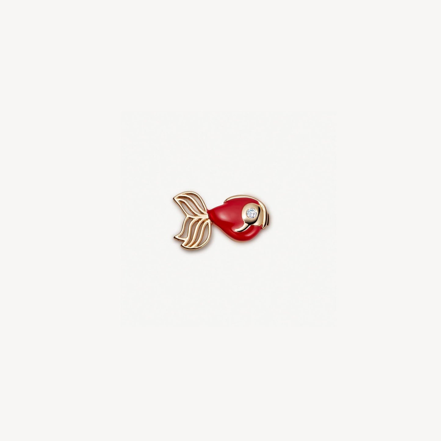 Ins Style Small Pendant Loving Heart Zircon Glass Box Necklace