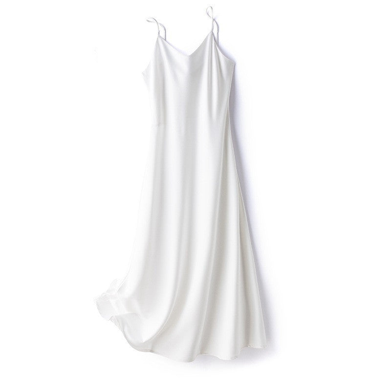Women's Fashion Inner Solid Color Suspender Dress