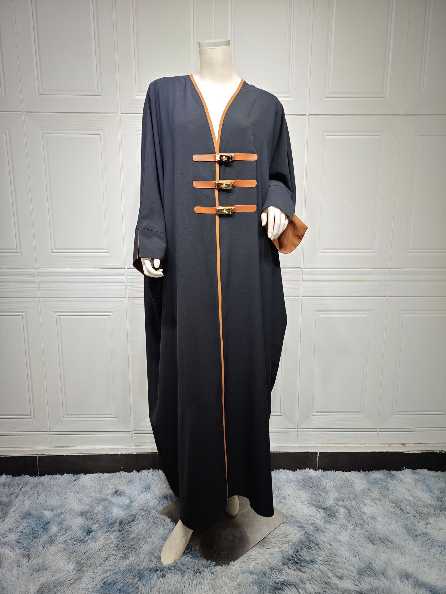 Women's Fashion Colorblock Robe Outer Cardigan