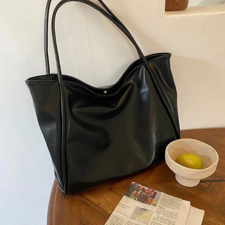Korean Design Women's Casual Large Handbag Tote Bag NicheDesignVersatile High Capacity Single Shoulder Underarm Bag