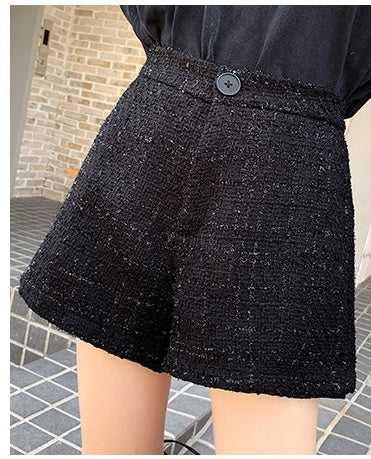 Two Double-breasted Suit Woolen Coat And Shorts