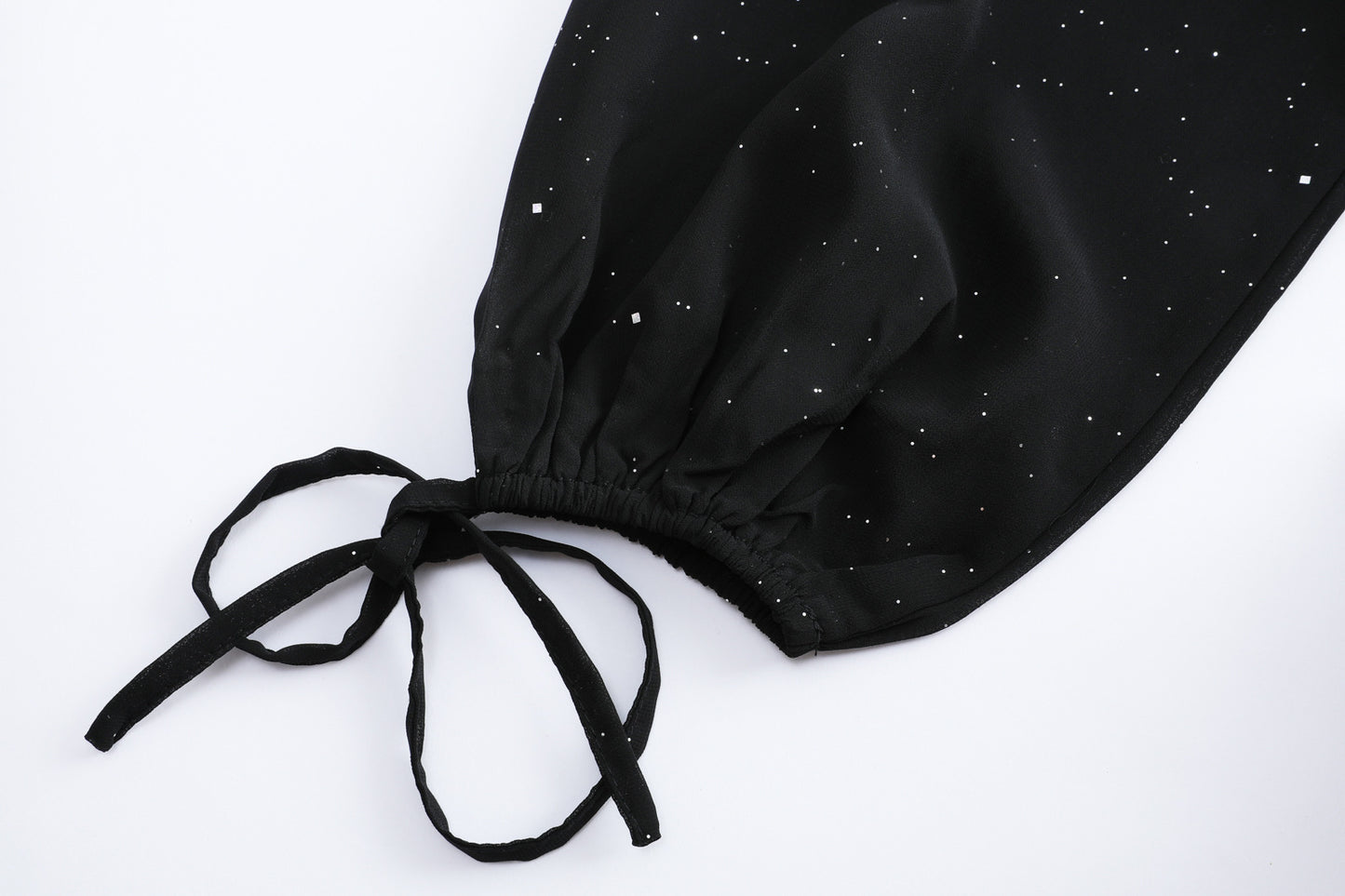 French Hepburn Long Sleeve Deep V Dress