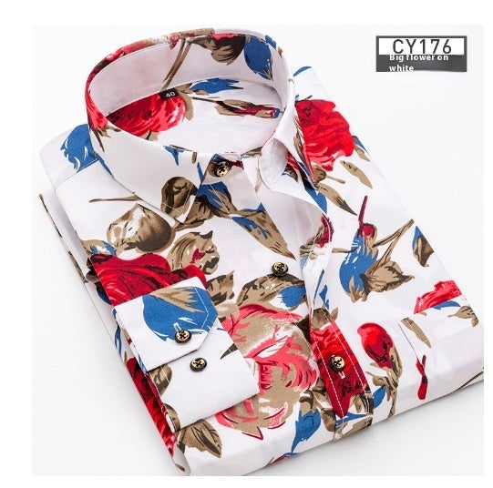 Printed Youth Half-sleeved Thin Shirt