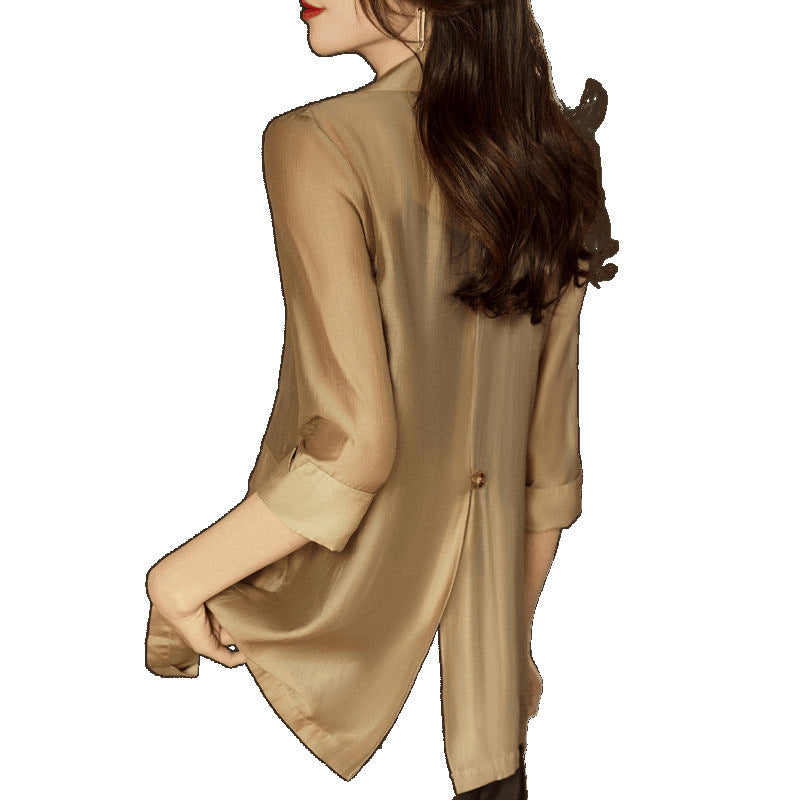 Summer Small Casual Sun-proof High-grade Suit Top