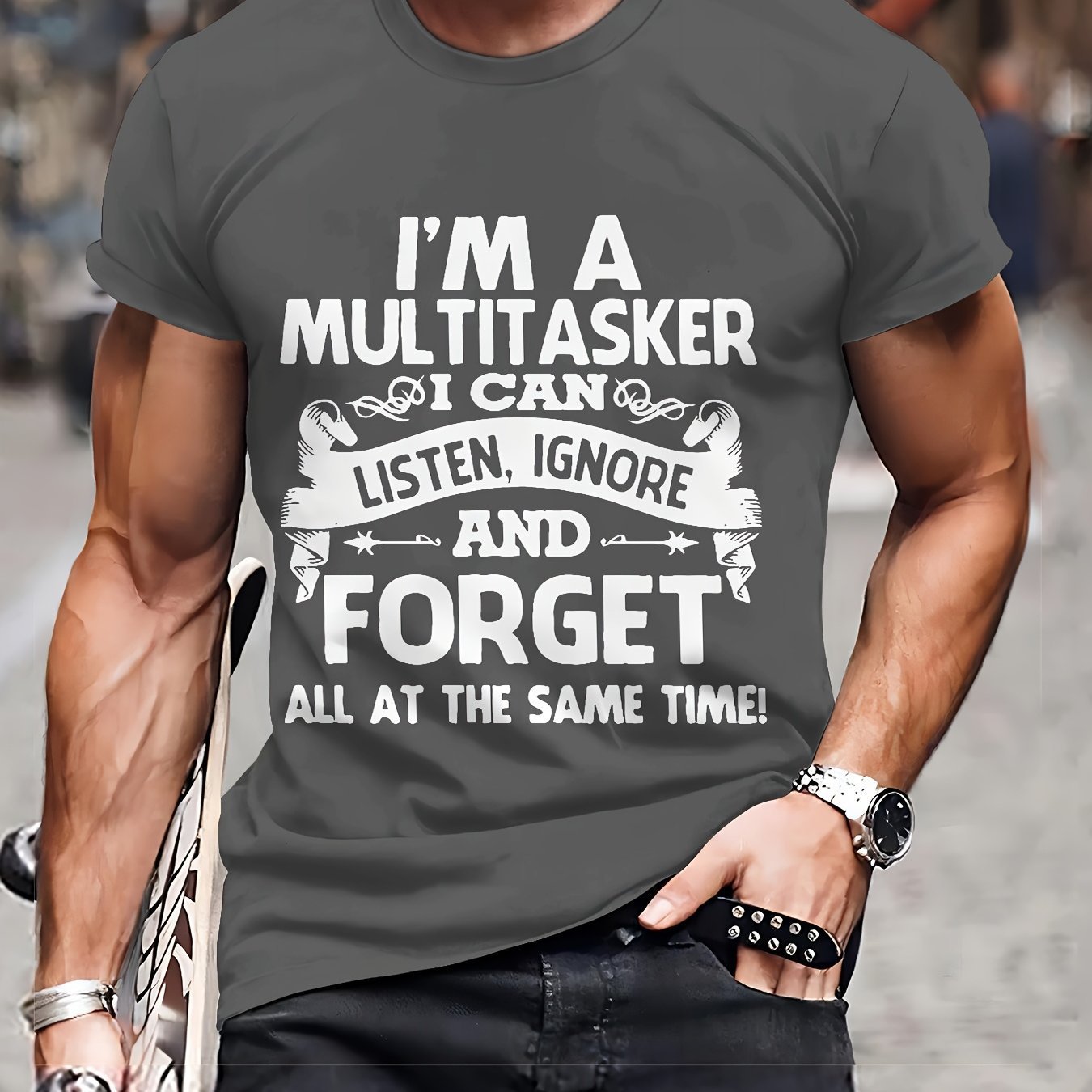 Men's Fashion 3D T-shirt Casual Loose