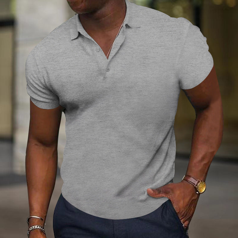 Sports Fitness T-shirt Summer Slim Fit Multi-color Short Sleeve Men's Casual