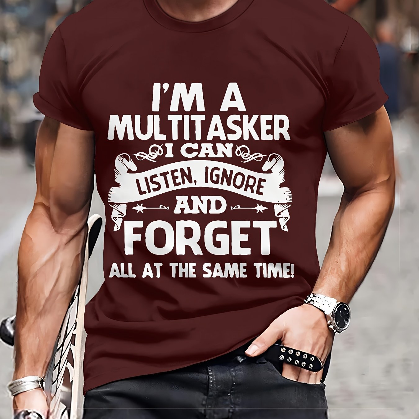Men's Fashion 3D T-shirt Casual Loose