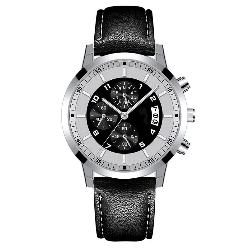 Men's Business Alloy Calendar Luminous Quartz Watch