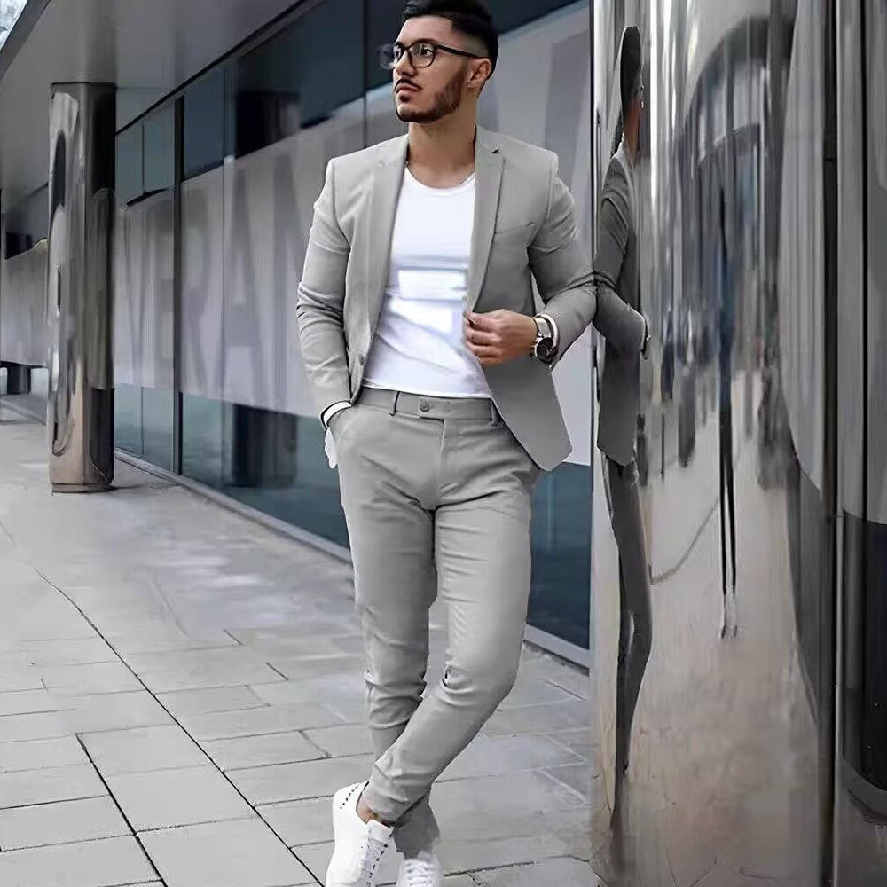 Personalized Business Casual Men's Suit