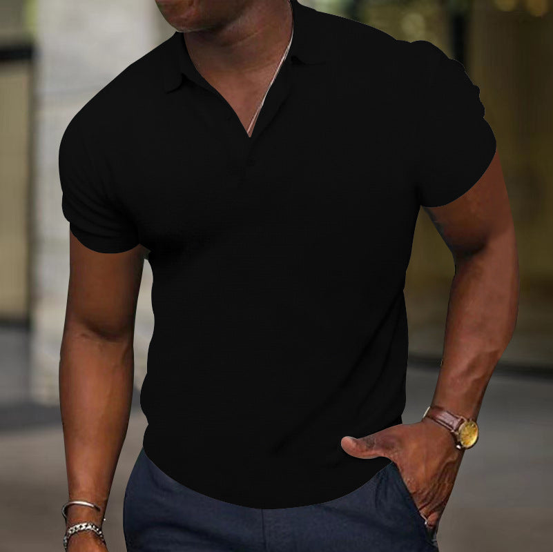 Sports Fitness T-shirt Summer Slim Fit Multi-color Short Sleeve Men's Casual